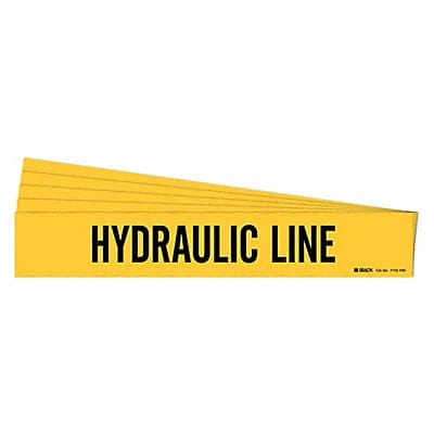 Pipe Marker Black Hydraulic Line PK5