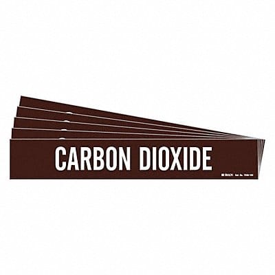 Pipe Marker White Carbon Dioxide PK5