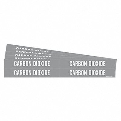 Pipe Marker White Carbon Dioxide PK5