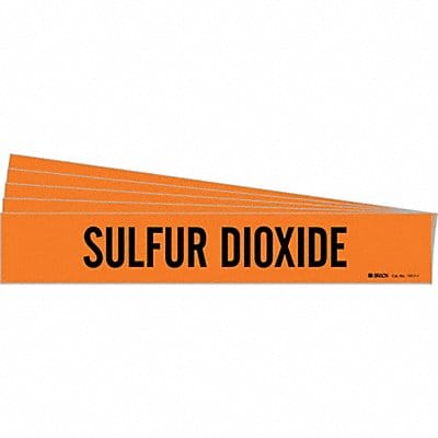 Pipe Marker Black Sulfur Dioxide PK5