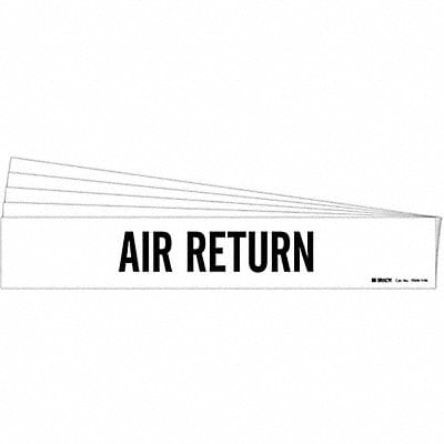 Pipe Marker Black Air Return PK5