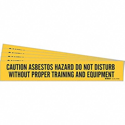 Pipe Marker Caution Asbestos Hazard PK5