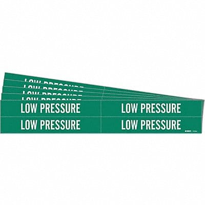 Pipe Marker White Low Pressure PK5