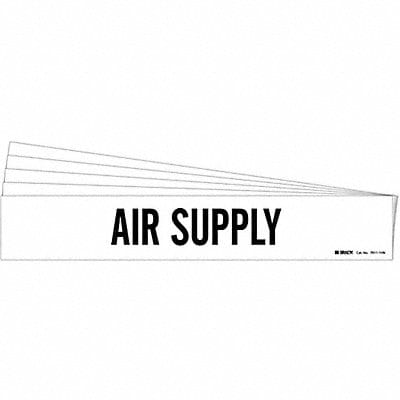 Pipe Marker Black Air Supply PK5