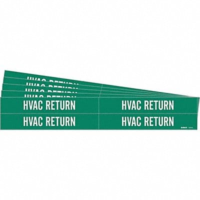 Pipe Marker White HVAC Return PK5