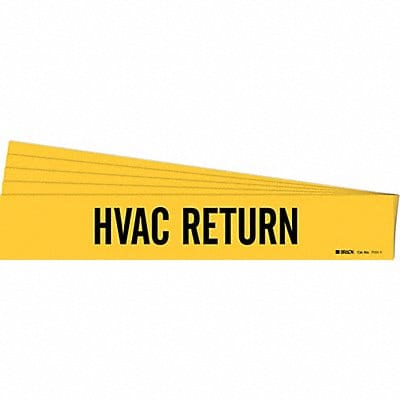 Pipe Marker Black HVAC Return PK5