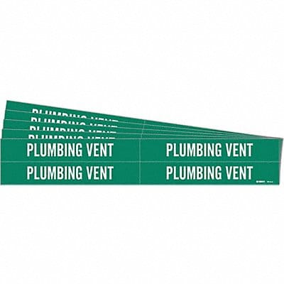 Pipe Marker White Plumbing Vent PK5