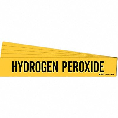 Pipe Marker Black Hydrogen Peroxide PK5