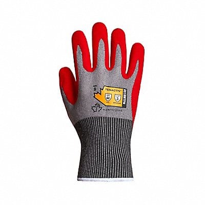 Work Gloves Nitrile XL Red/Gray PR