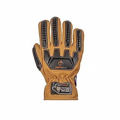 Work Gloves Drivers L Leather PR