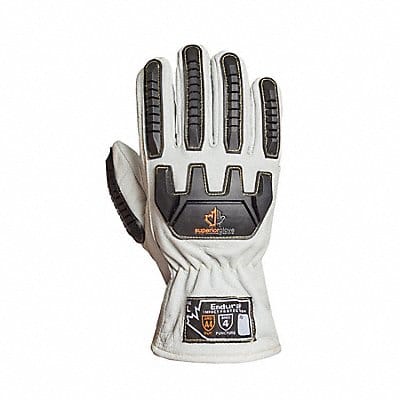 Work Gloves Drivers XS Leather PK12