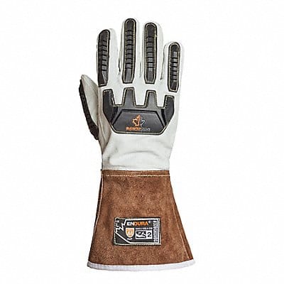 Work Gloves Drivers L Leather PR