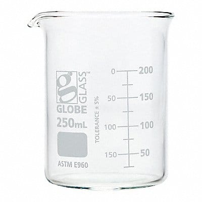 Beaker 250 mL 95 mm H 67 mm Dia PK12