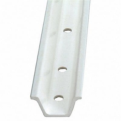 U-Channel Post 6 ft White