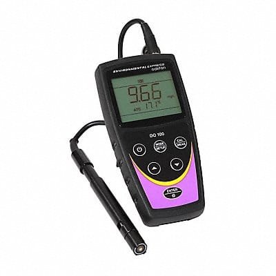 Dissolved Oxygen Meter LCD AA Batteries