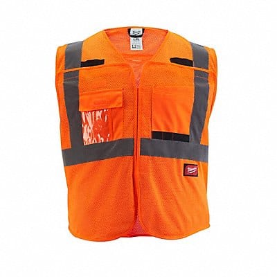 Safety Vest Polyester Orange S/M