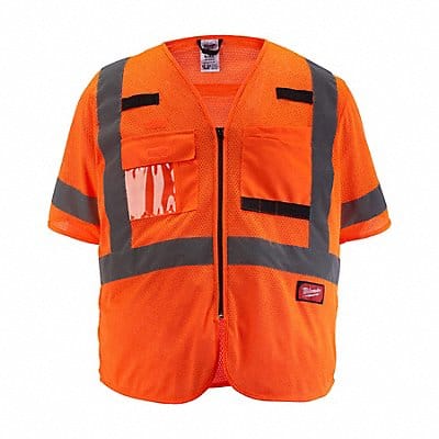 Safety Vest Polyester Orange 2XL/3XL