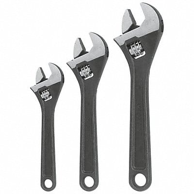 Adjustable Wrench Set Alloy Steel Plain