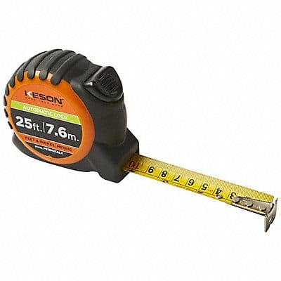 Metric and SAE Tape Measure Auto Lock