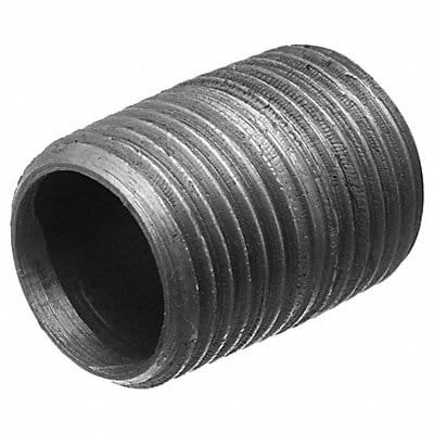 Black-Coated Steel Pipe Nipple