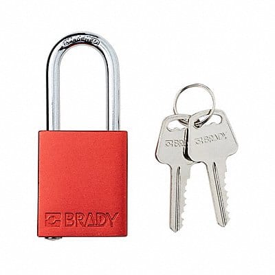 K7937 Padlock 6 Pins Red