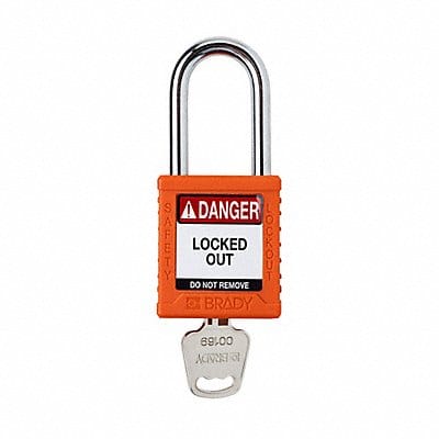 Padlock 6 Pins Orange