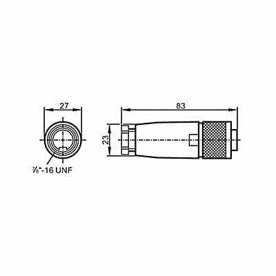 Wireable 7/8 mini connector