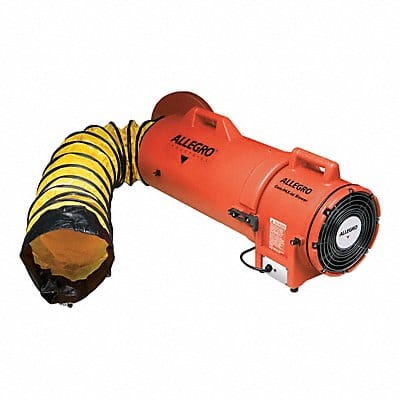 Confined Space Blower Orange 13 1/2 W