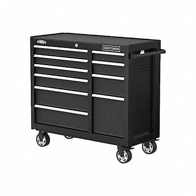 Cabinets 10 Drawers 18 D 41 W Black