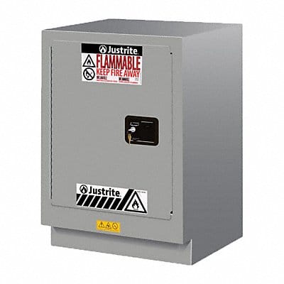 Cabinet 15 gal Flammable Silver