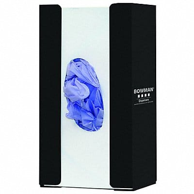 Glove Dispenser Metal Black Single