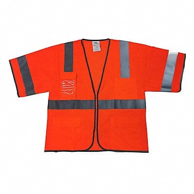 High Visibility Vest Orange/Red L