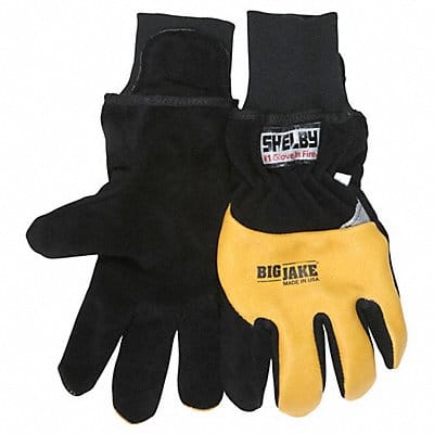 Firefighter Gloves Black/Yellow PR