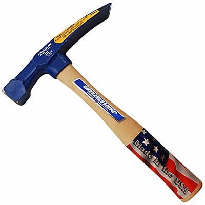 Bricklayers Hammer 16 oz Wood Handle