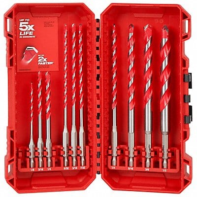 Rotary Hammer Drill Bit Set Hex Shank