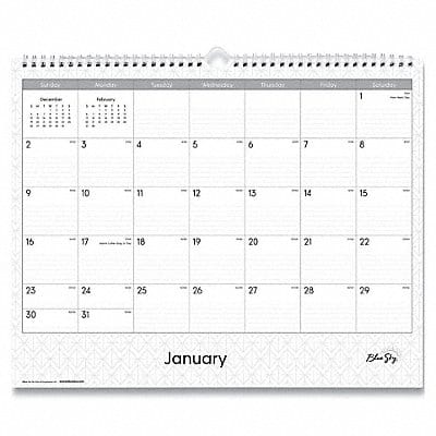 Wall Calendar 15 x 12 1 Month per Page