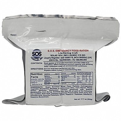 Emergency Food Ration Packet 17.7 oz