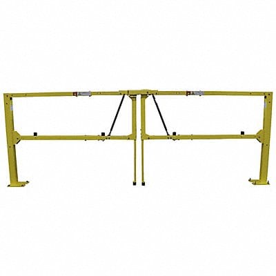 Dock Gate Manual 168 W Concrete Yellow