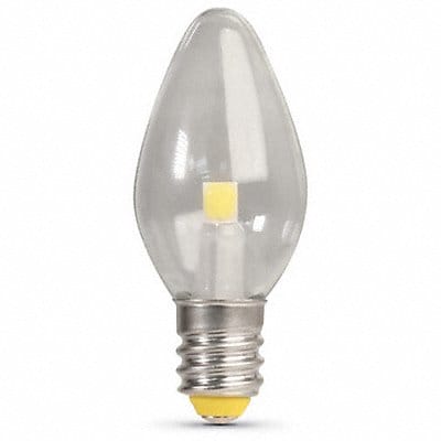 LED 0.6 W C7 Candelabra Screw (E12) PK4