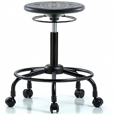 Polyurethane Stool 300 lb Cap. Black