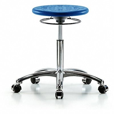 Cleanroom Polyurethane Stool Blue