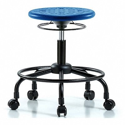 Polyurethane Stool 300 lb Cap. Blue