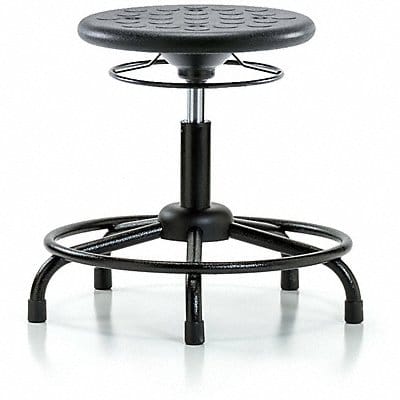 Polyurethane Stool 300 lb Cap. Black