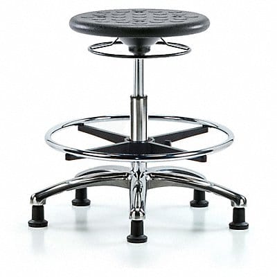 Polyurethane Stool 300 lb Cap. Black