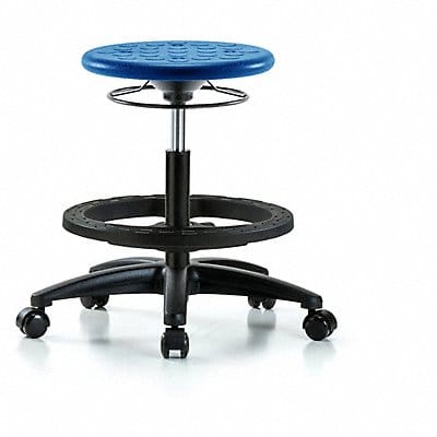 Polyurethane Stool 300 lb Cap. Blue