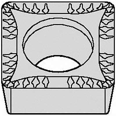 Positive Insert Geo Mu Carbide Square