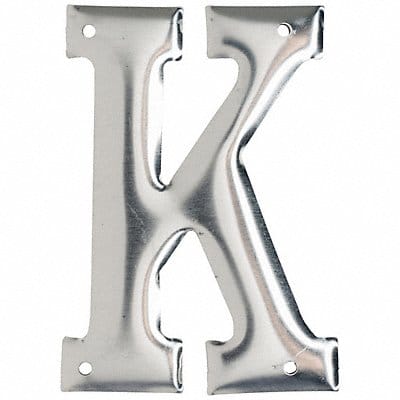 Letter Aluminum Roman 3 in H K PK10