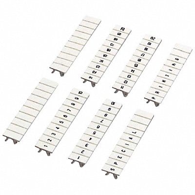 Clip In Marking Strip Nylon 10 White