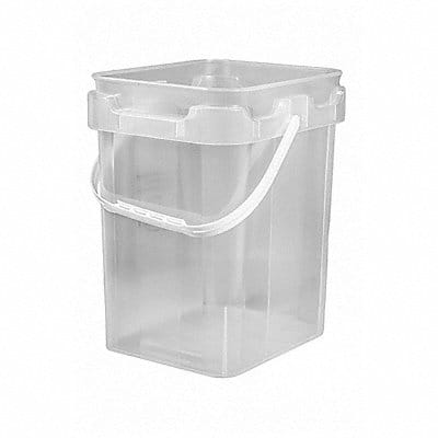 Bucket Plastic Clear 11 x7-1/2