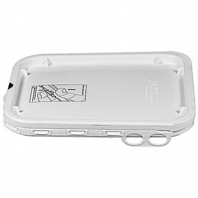 Lid White Plastic 9-5/8 x7-7/8